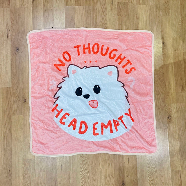 No Thoughts head empty Blanket