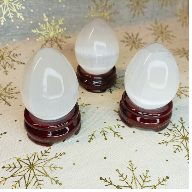 Sélénite / Œufs / Pierres Naturelles