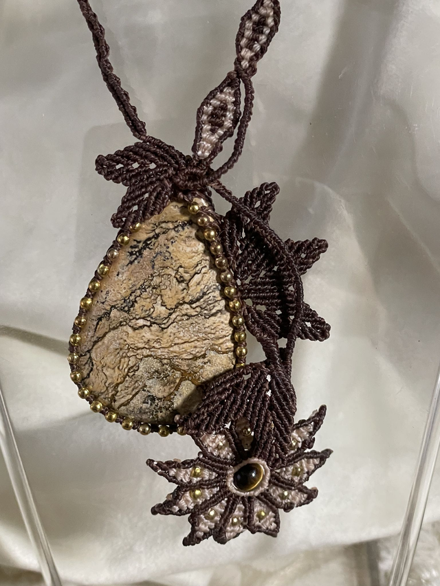 Collier " Terre d'écorce"