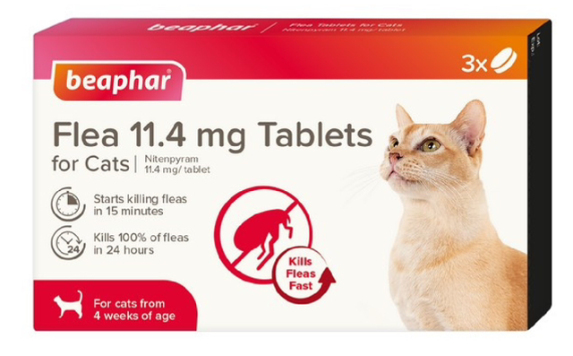 Beaphar 11.4mg Flea Tablets