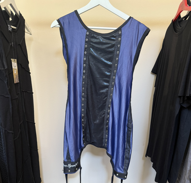 8383008 Blue/Black Dress OS
