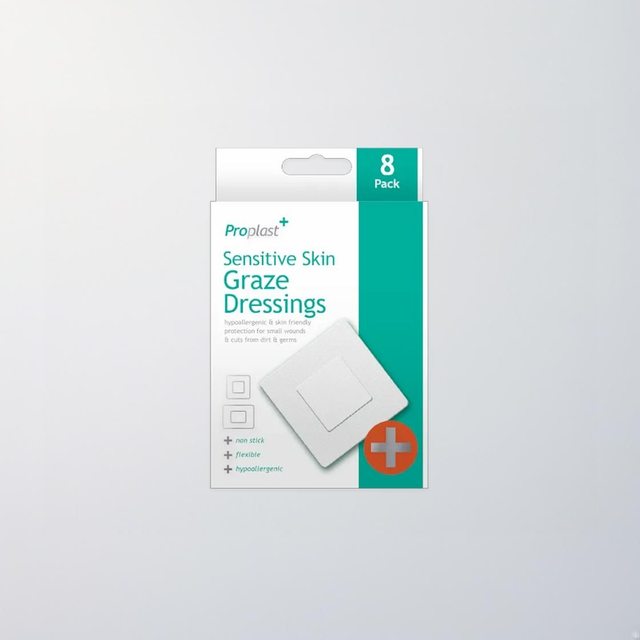 Hypoallergenic Graze Dressings - 8 Pack