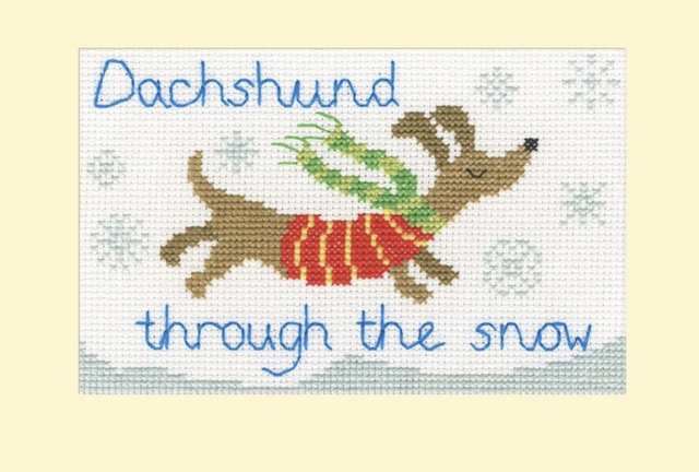 Christmas Card - Dachshund Through The Snow
