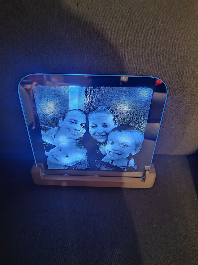 Miroir personnalisé avec photo