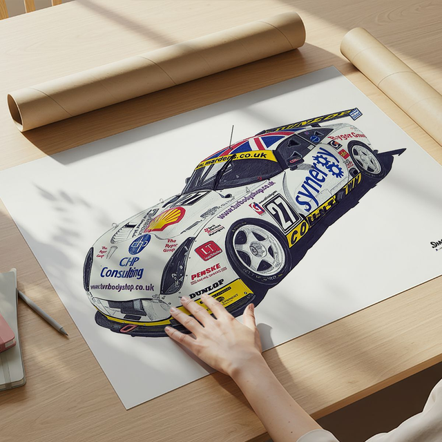 A03064 TVR Tuscan T400R British GT 2003 CDL Racing #27 GTO Class