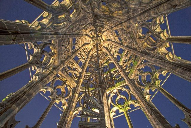 Maßwerk im Lambertiturm