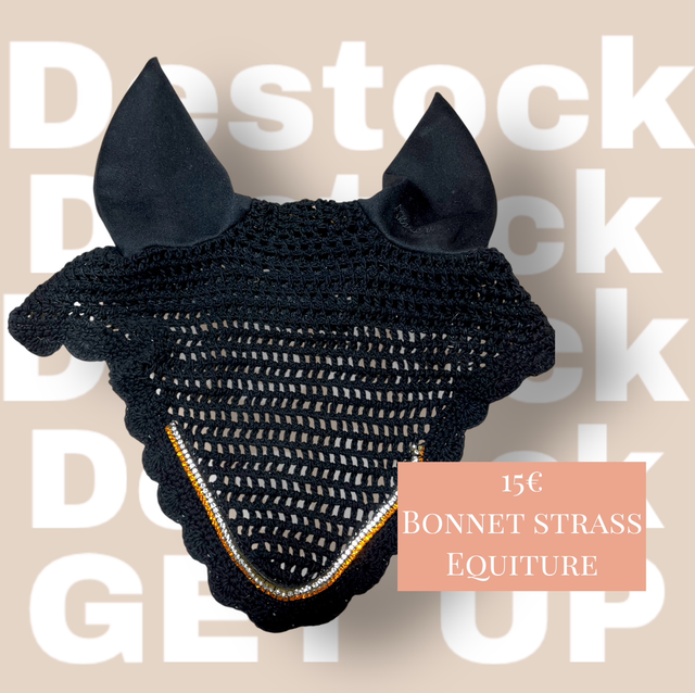 Equiture bonnet strass full