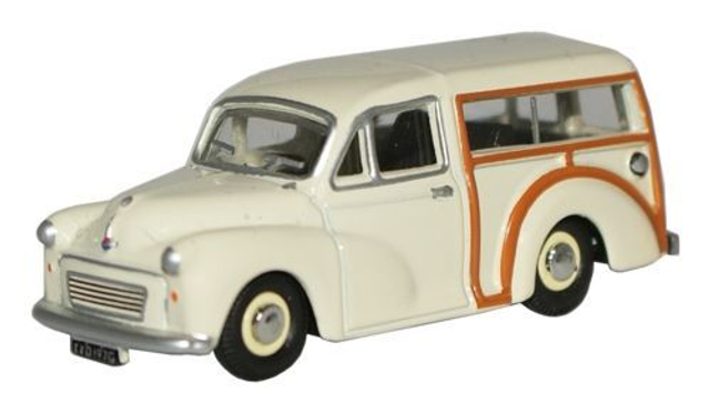Morris Minor Traveller Old English White