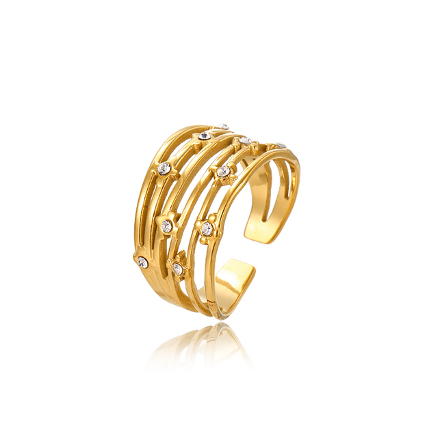 Bague étoiles 