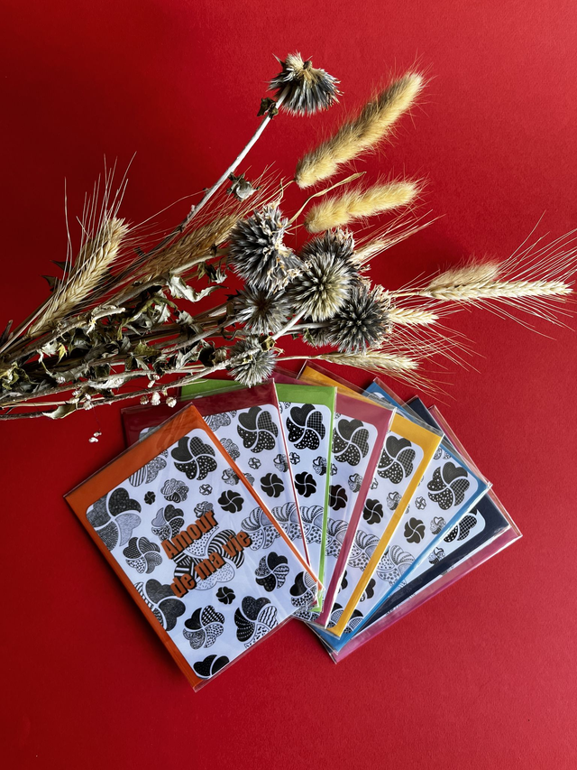 Carte de vœux &quot;Amour de ma vie&quot;