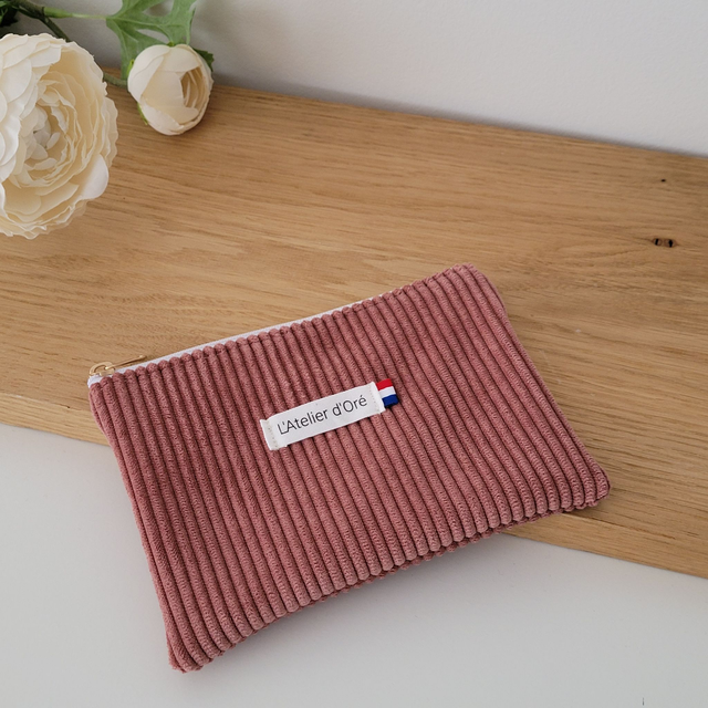 Trousse Chloé vieux rose