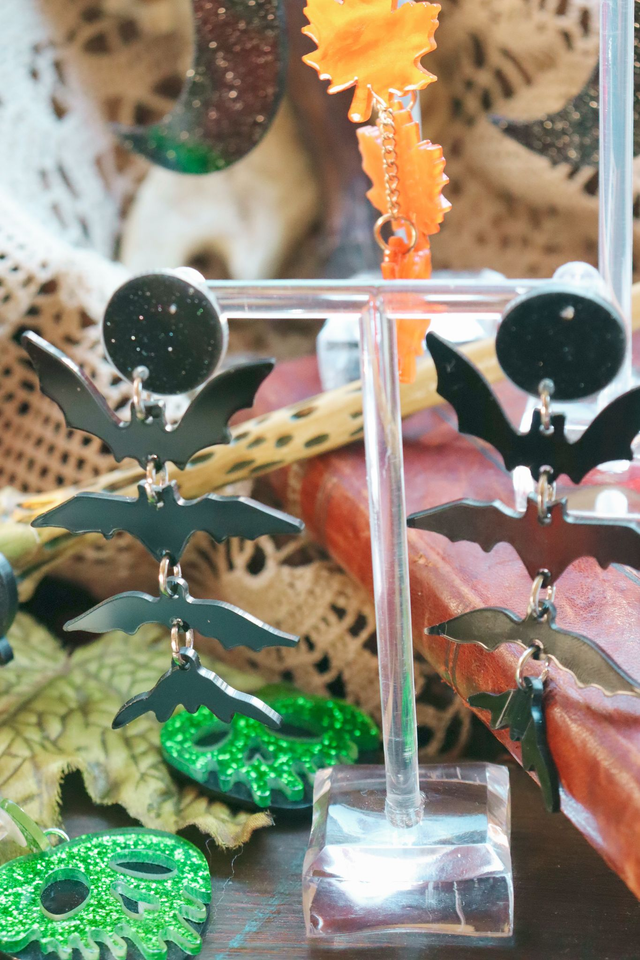 Boucles d'oreille • Bat