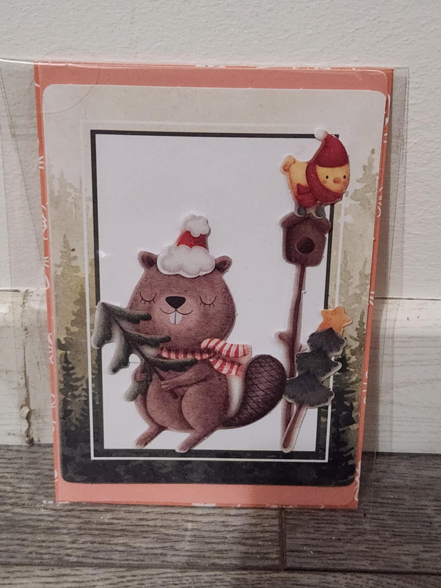 N° 62 Carte 3D noel  