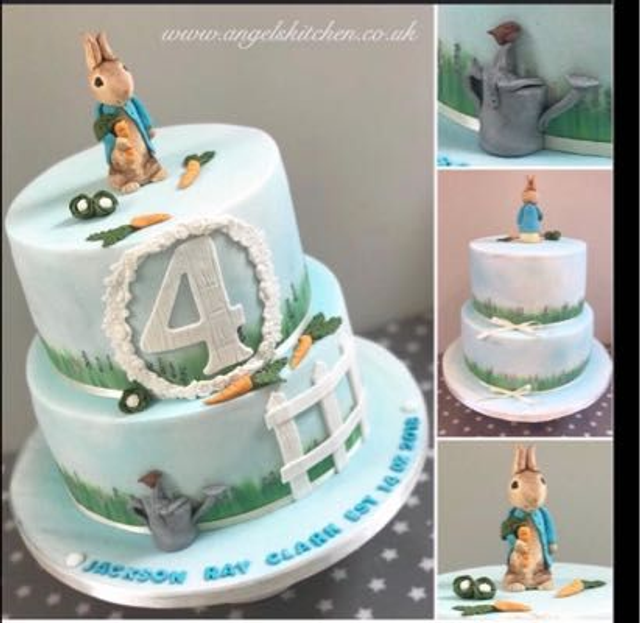 2021 - Two Tier Peter Rabbit Cake