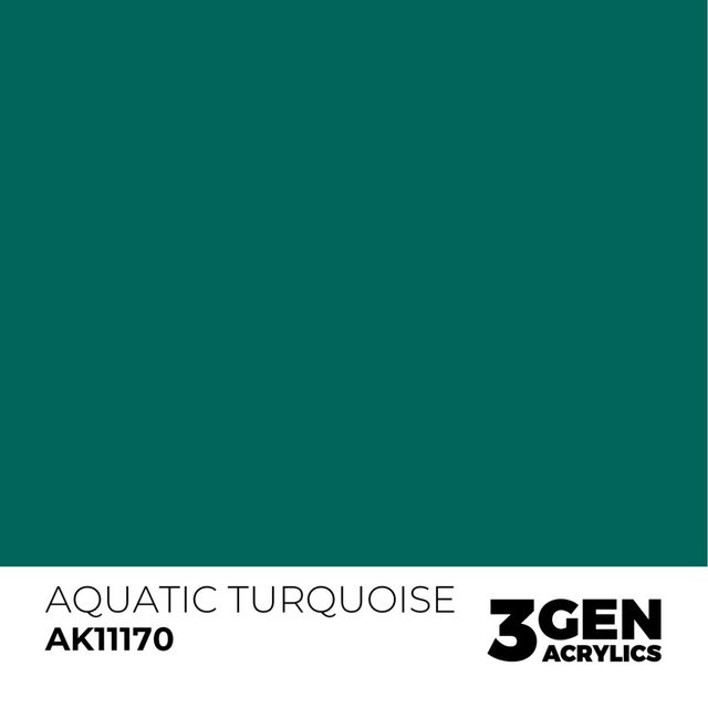 3rd Gen. Acrylics 170 Aquatic Turquoise