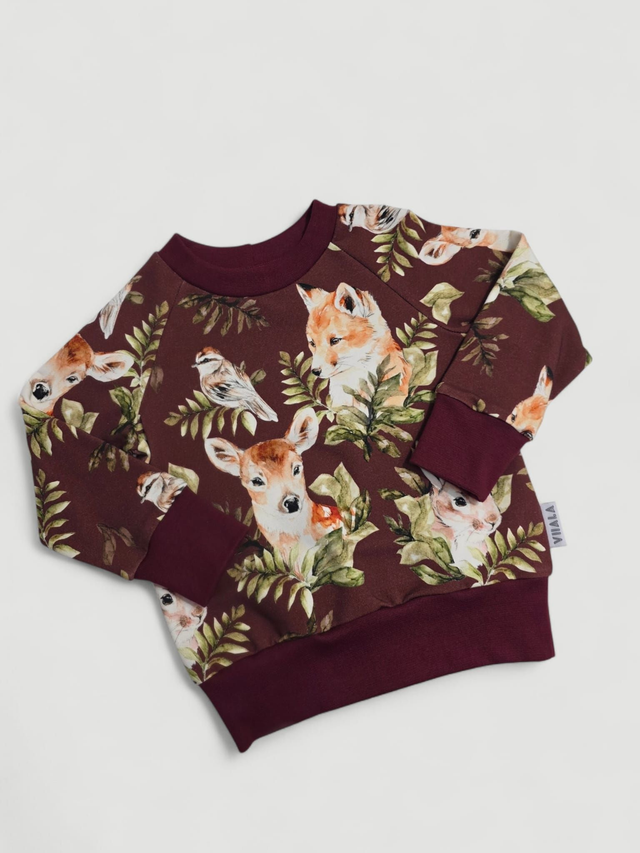 Collegepaita SUOJASSA, BURGUNDY