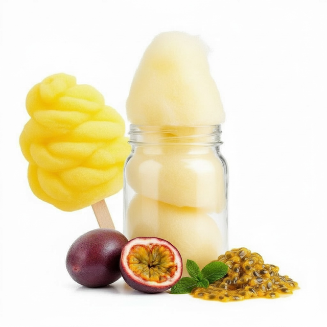 Pot de Barbe à Papa Fruit de la Passion 