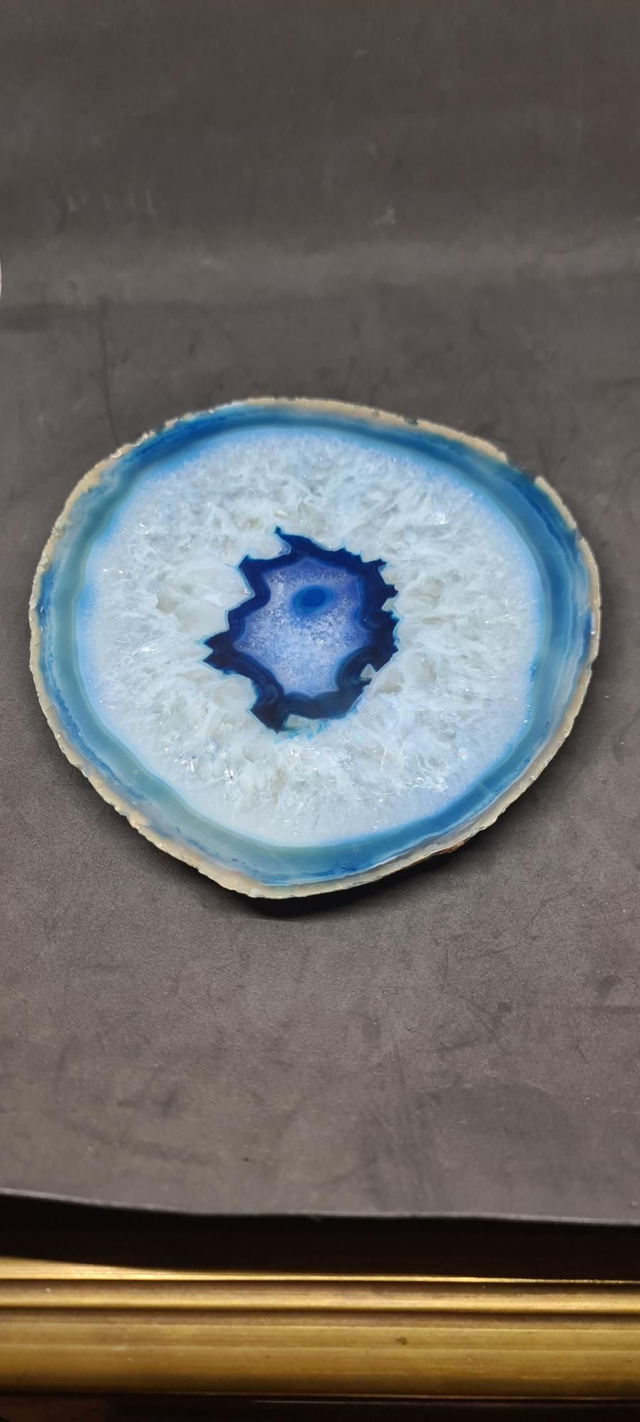 Grande tranche Agathe bleue