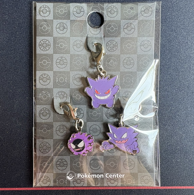Set van 3 charms - Gastly Haunter Gengar - Pokémon Center official