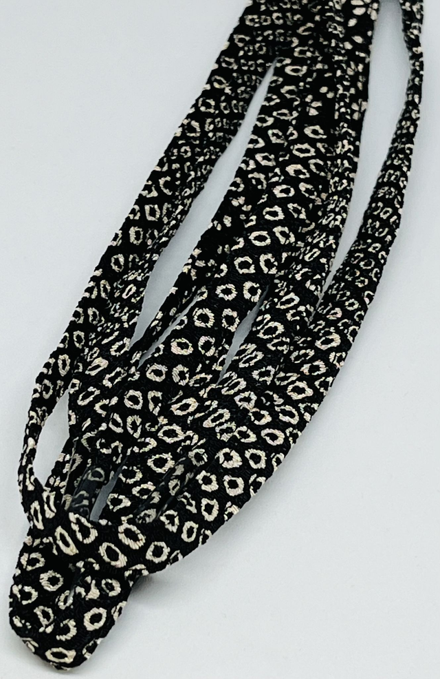 Lacet collection "Japon" noir 120 cm