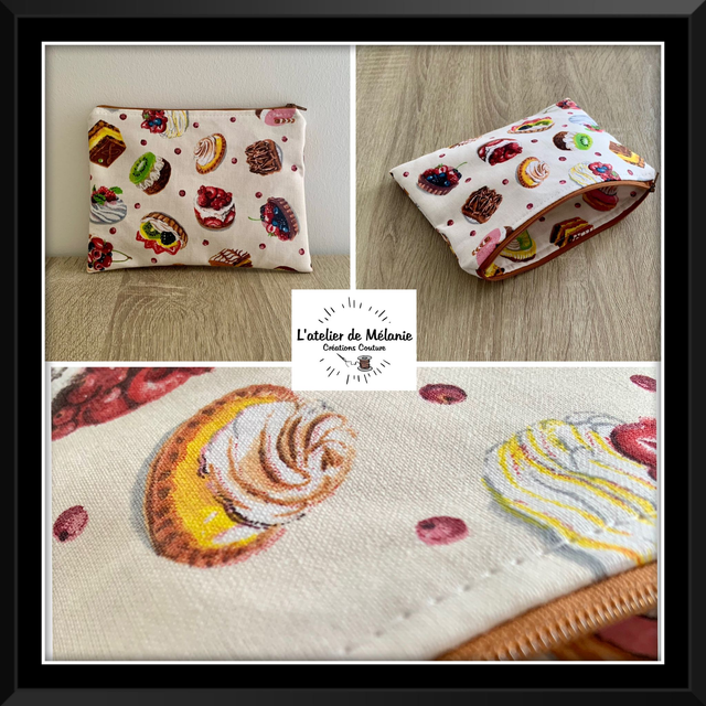 Pochette zippée