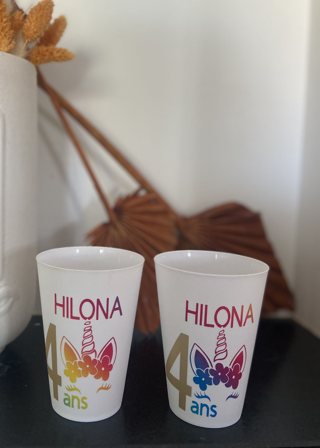 Gobelet Anniversaire enfant personnalisable 300ml