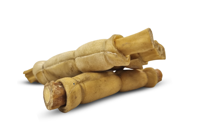 Queue de boeuf enroulé de peau boeuf