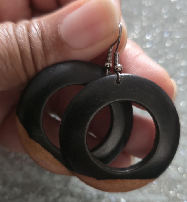 Wooden earrings 