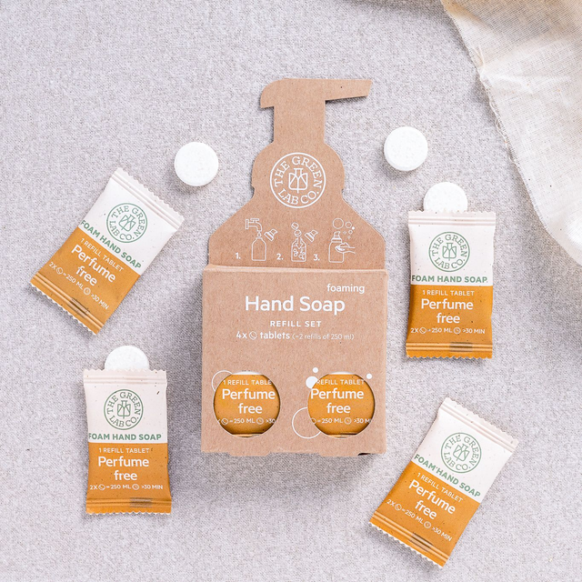 The Green Lab Co - Handzeep navulset parfumvrij 