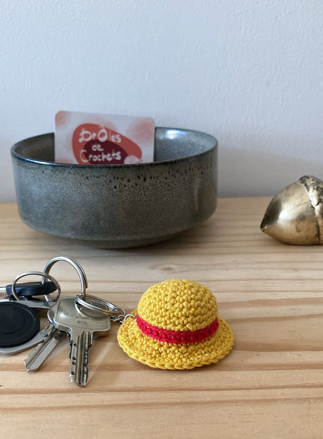 Porte-clé chapeau Luffy 