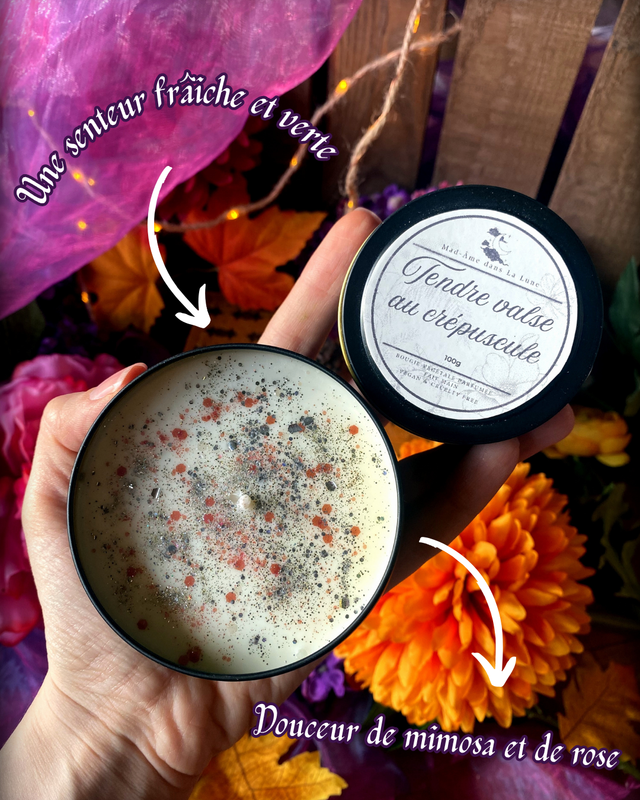 Bougie parfumée Tendre valse au crépuscule