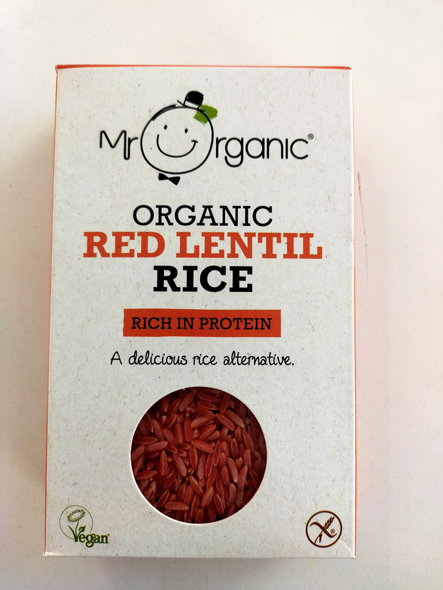 Organic Red Lentil Rice 250g (Mr Organic) 22965