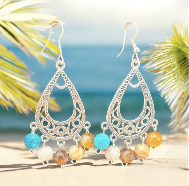 Boucles d'oreilles bohème