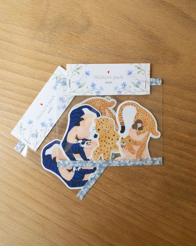 Stickers pack sauvage