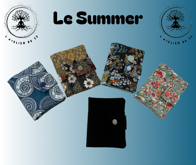 « Le Summer » petit portefeuille/porte monnaie