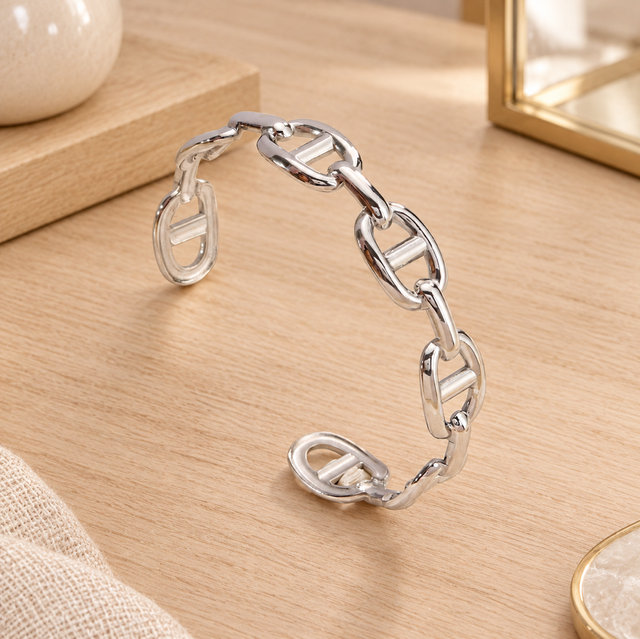Jonc maille marine