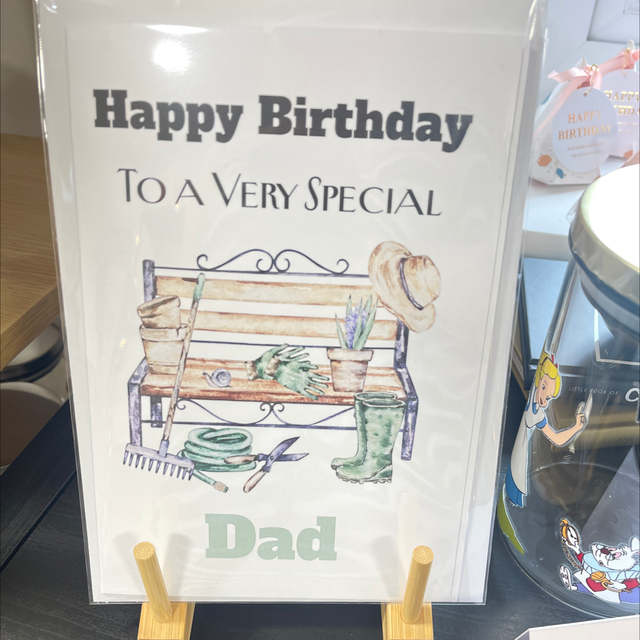 Happy Birthday Dad Garden seat personalised to Your Own Wording 