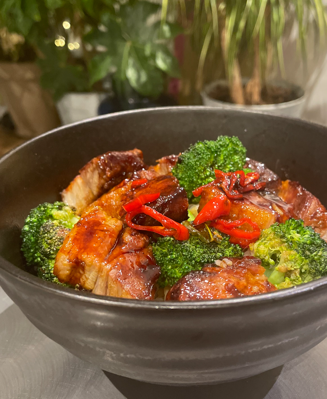Char Sui Pork Belly in Honey, Soy & Chilli
