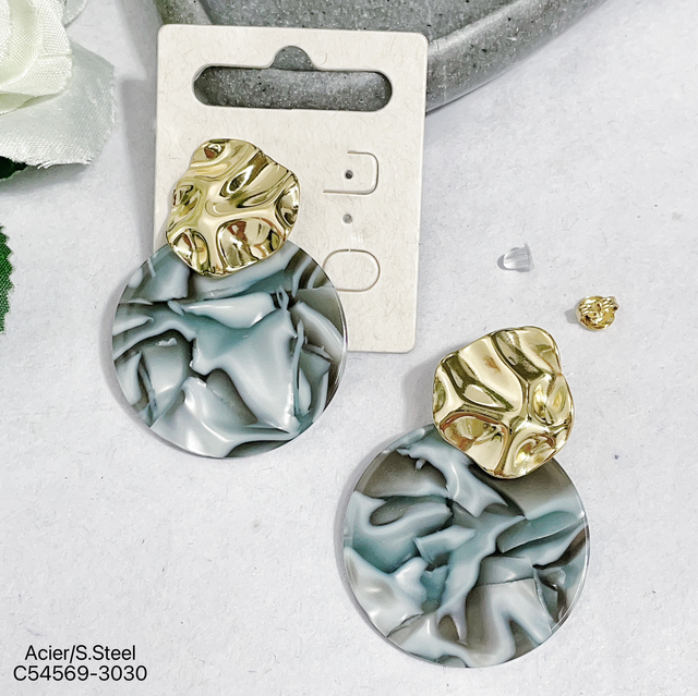 Boucle ronde résine 