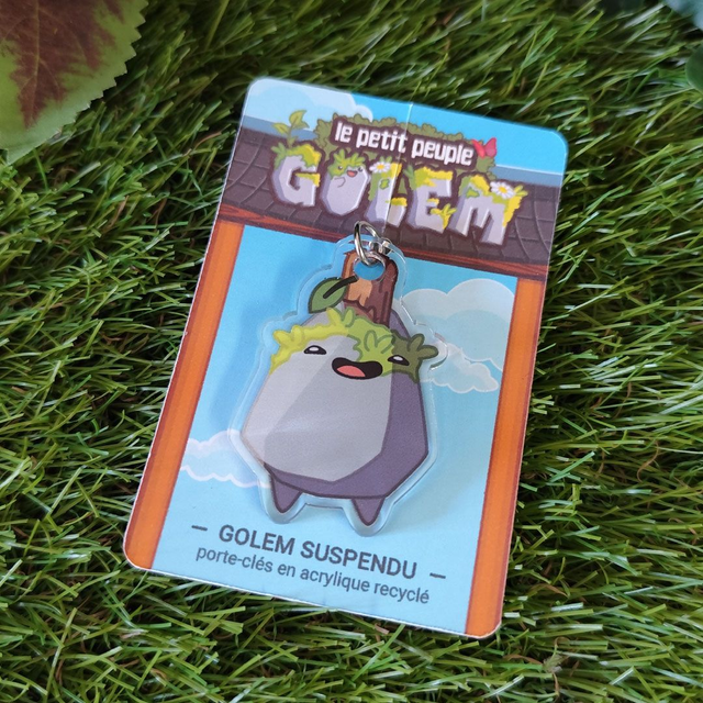 Porte clé - Golem suspendu