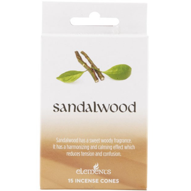 Incense Cones Box Sandalwood 