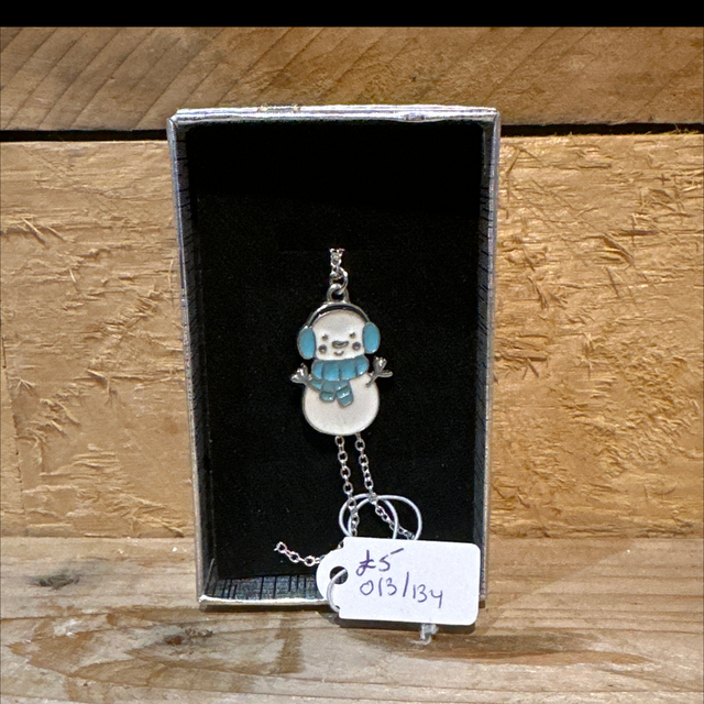 Snowman Necklace 