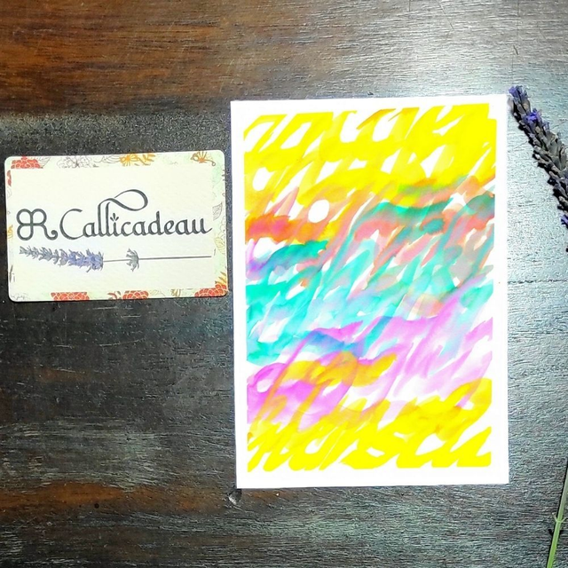 Alphabet Arc-en-ciel | Carte Imprimée