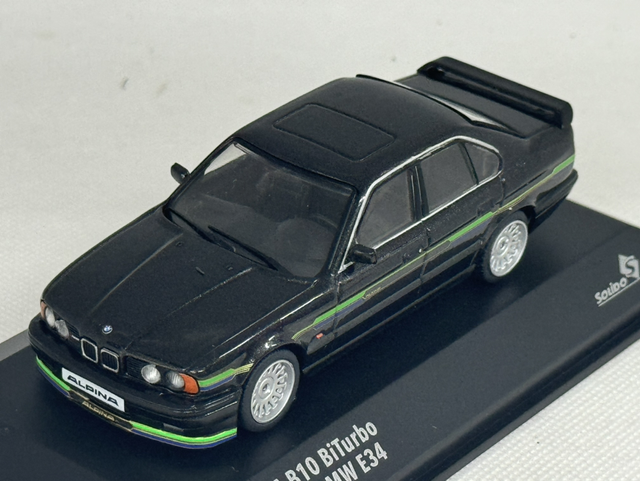 BMW Alpina B10 BiTurbo E34 grau met. Solido 1:43