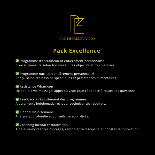 Panther Excellence 4 semaines 