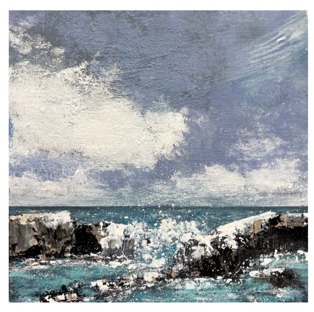 Cartolina doppia La musica del Mare