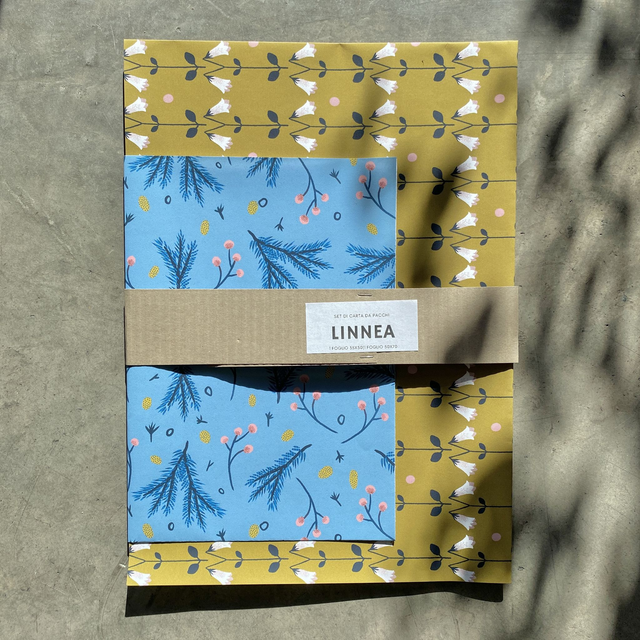 Set carta da pacchi - Linnea