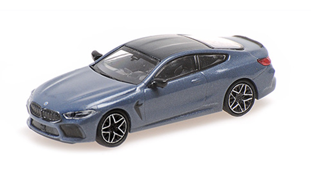 BMW M8 Competition Coupe 2019 Blau met.  Minichamps 1:87