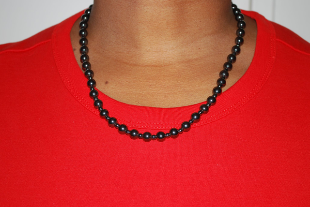 Collier hématite magnétique