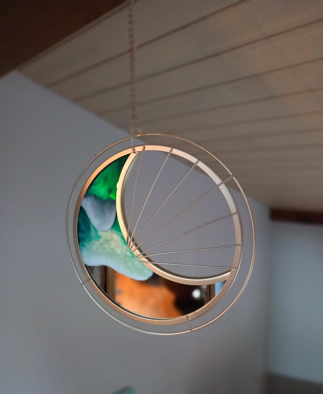 Miroir luna verde